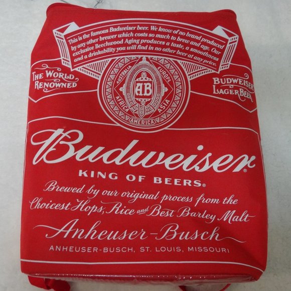 BUDWEISER COLLECTIBLE COOLER BACKPACK - Picture 1 of 5